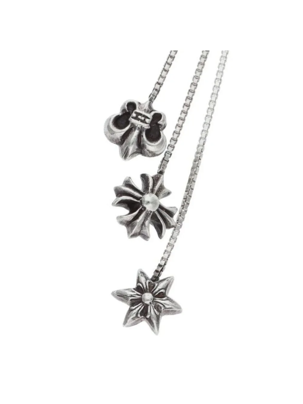 Chrome Hearts Jojo PST Plsbs Silver Earrings